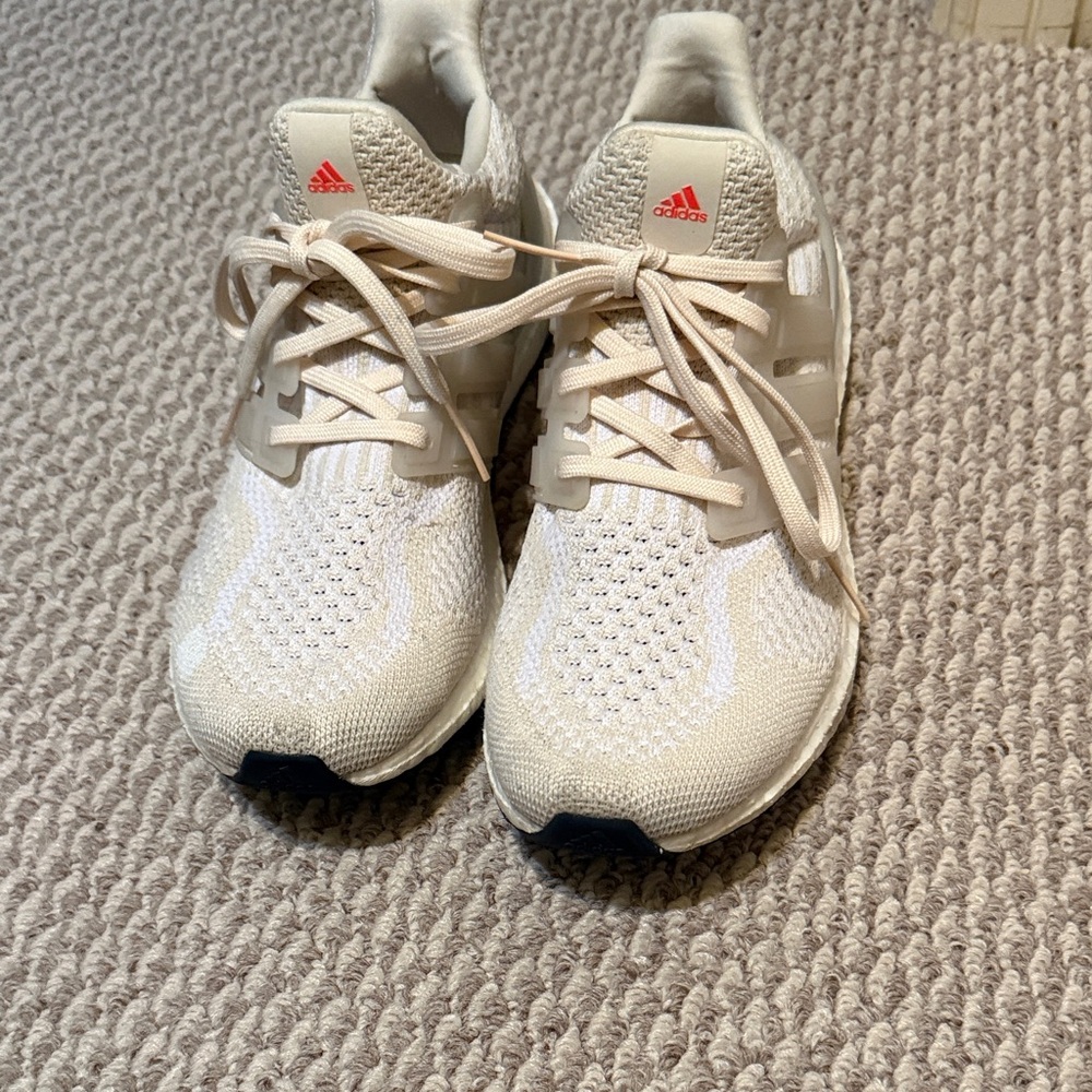 Adidas Cream/White Knit Ultraboosts